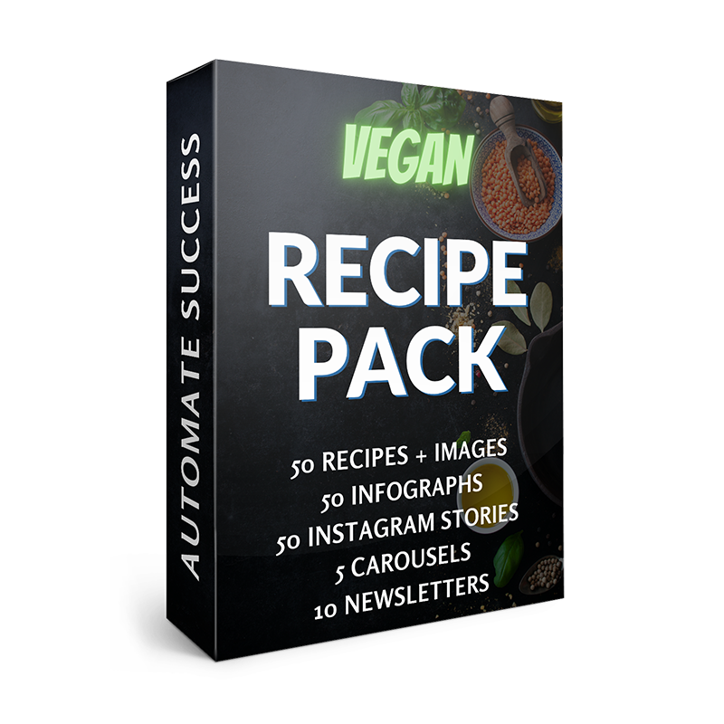 vegan recipe pack