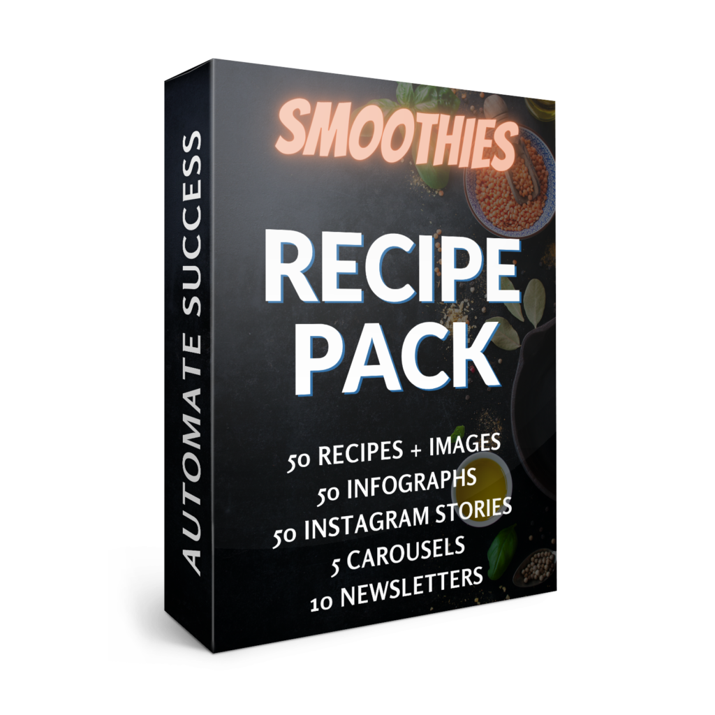 smothies recipe pack