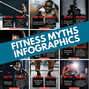 fitness myths infographics