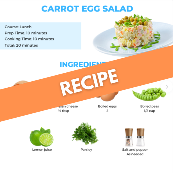 carrot egg salad