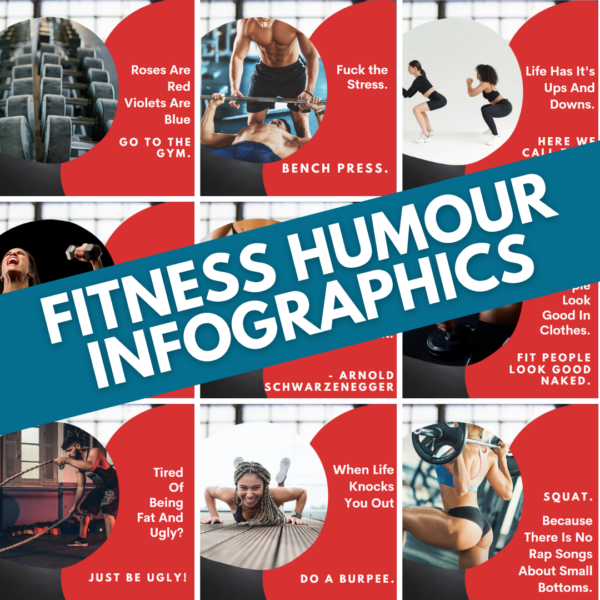 fitness humour infographics